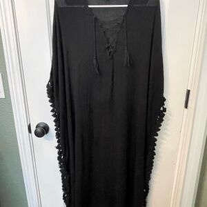Walter Baker Black Knit Cover-Up